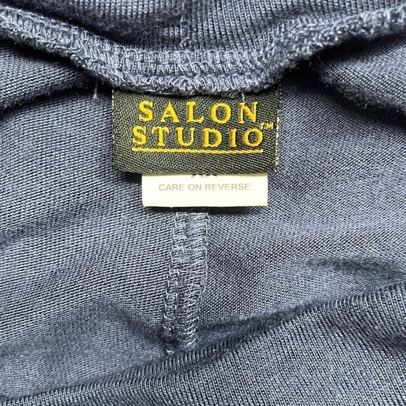 Salon Studio Fringed Pullover Blue Sweater - Picture 4 of 5